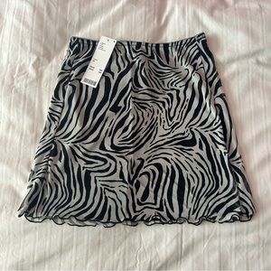 NWT urban outfitters mesh mini skirt